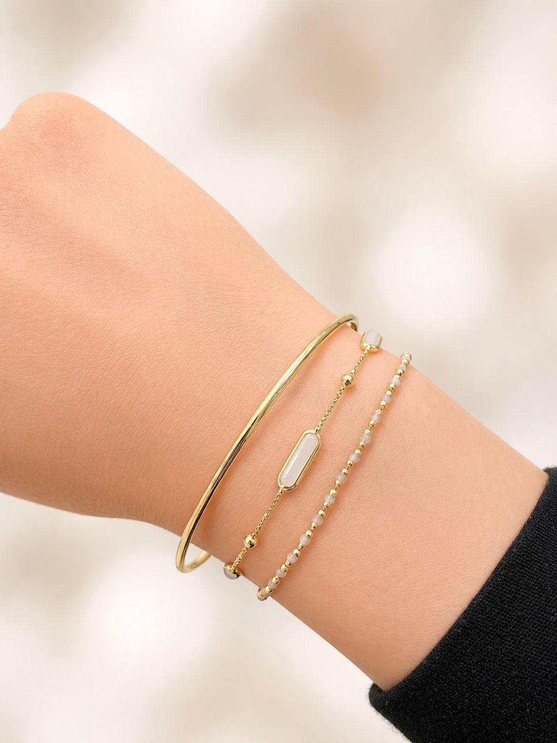 Dorikalı Taşlı Ataç Bileklik - BLK1088