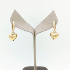 Kalp Sallantılı Halka Küpe - KP00629