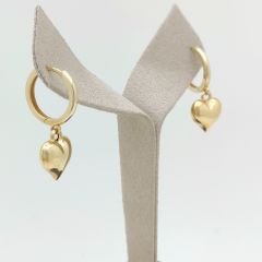 Kalp Sallantılı Halka Küpe - KP00629