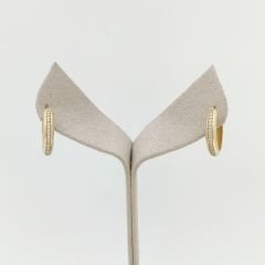 Taşlı Halka Küpe - KP00630