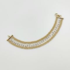 Özel İşlemeli Dorikalı Hasır Bileklik – BLK0720