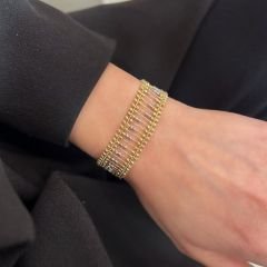 Özel İşlemeli Dorikalı Hasır Bileklik – BLK0720