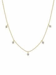 Taşlı Top Zincir Kolye - KLY1070