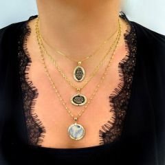 Dualı Plaka Kolye Ucu – KLU0415