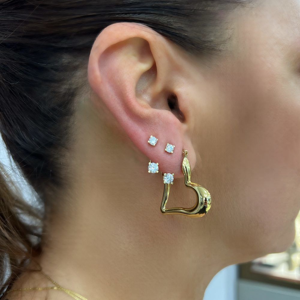 Kalp Halka Küpe - KP00744