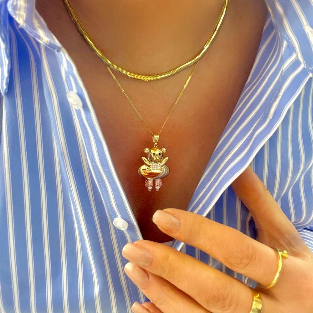 Balerin Ayıcık Kolye Ucu – KLU0412