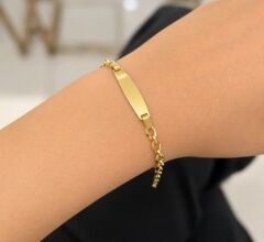 Plakalı Gemi Dümeni Detaylı Çocuk Künyesi - BLK1103