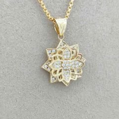 Lotus Yaşam Çiçeği Kolye Ucu – KLU0428