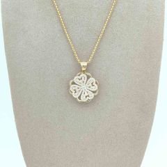 Taşlı Yonca Kolye Ucu – KLU0426