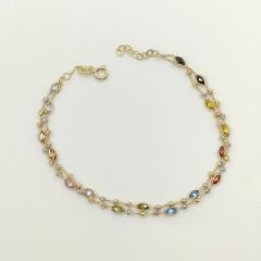 Renkli Markiz Taşlı Bileklik – BLK0731