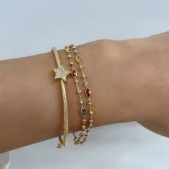 Renkli Markiz Taşlı Bileklik – BLK0731