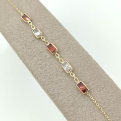 Renkli Baget Taşlı Bileklik – BLK0735