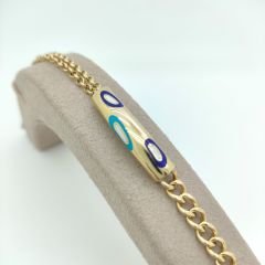 Renkli Mineli Nazar Bileklik – BLK0647