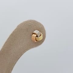 Üç Renk Top Küpe – KP00605