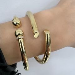 İkiz Top Detaylı Kelepçe – KLP0299