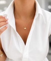 Taşlı Fil Kolye - KLY1108