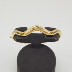 Taşlı Mitolojik Yunan Desenli Kelepçe – KLP0284