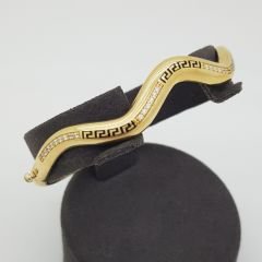 Taşlı Mitolojik Yunan Desenli Kelepçe – KLP0284