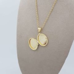 Oval Kapaklı Kolye Ucu – KLU0442