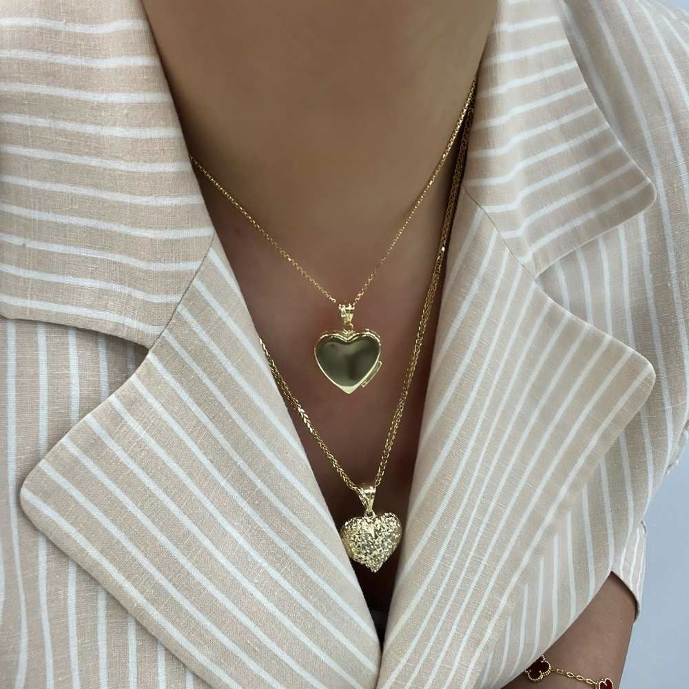 Kalp Kapaklı Kolye Ucu – KLU0440