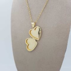 Kalp Kapaklı Kolye Ucu – KLU0440