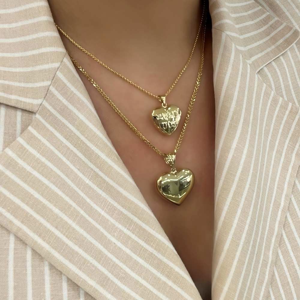 Üç Boyutlu Kalp Kolye Ucu – KLU0452