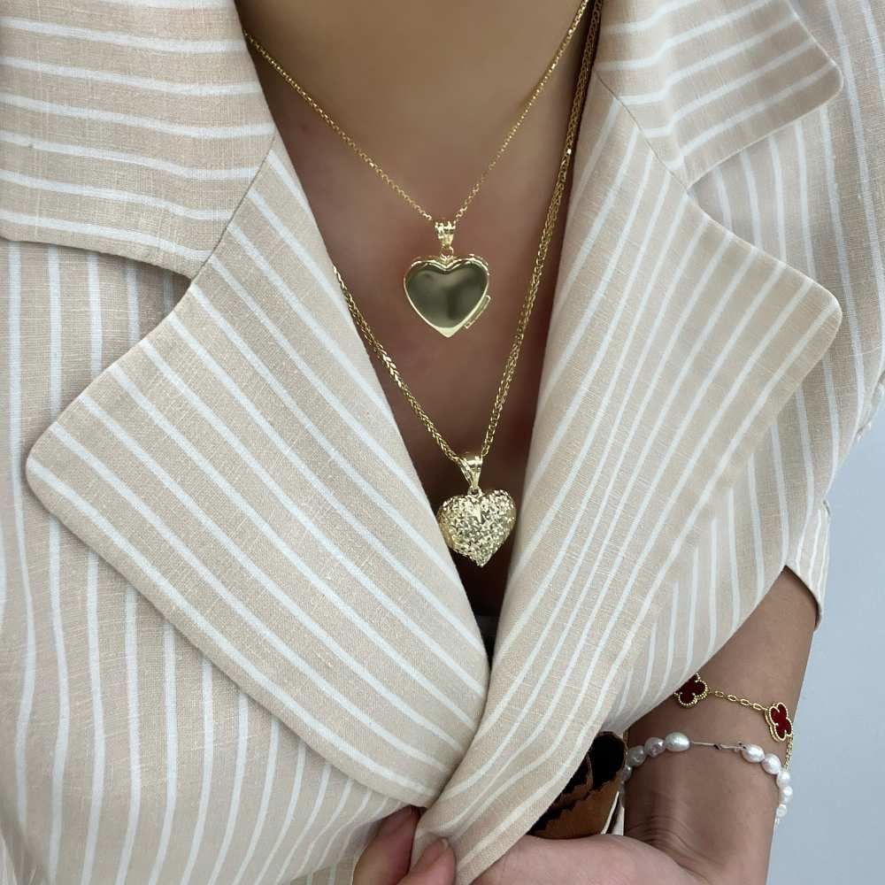 Üç Boyutlu Kalp Kolye Ucu – KLU0453