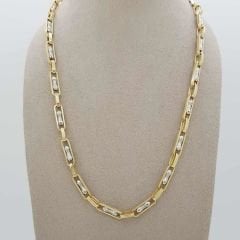 Çift Renk Dorika Barlı Zincir - ZNC0353