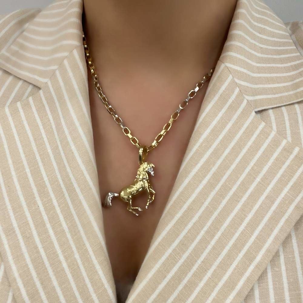 Üç Boyutlu At Kolye Ucu – KLU0450