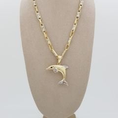 Üç Boyutlu Yunus Kolye Ucu – KLU0439