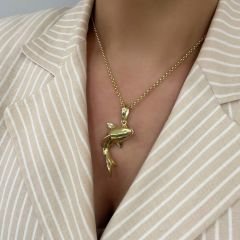 Üç Boyutlu Köpekbalığı Kolye Ucu – KLU0438