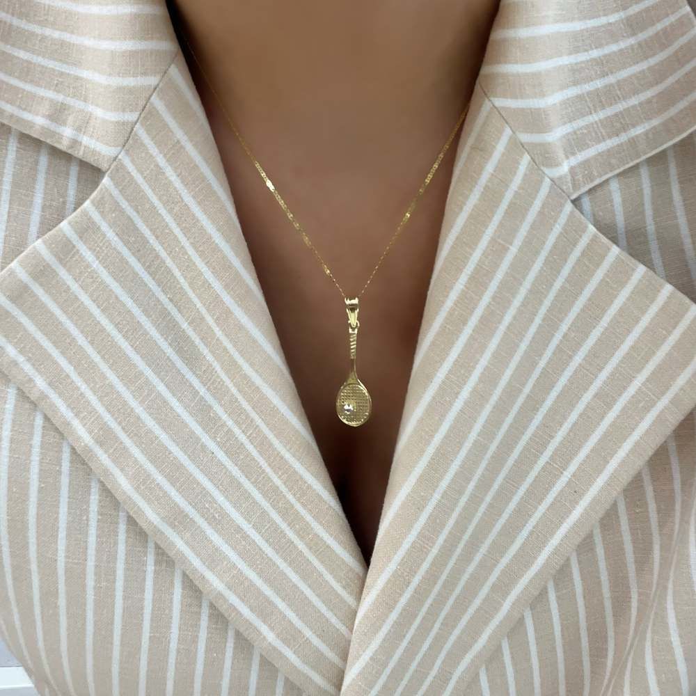 Tenis Raket Kolye Ucu – KLU0435