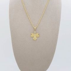 Çınar Ağacı Yaprağı Kolye Ucu – KLU0458