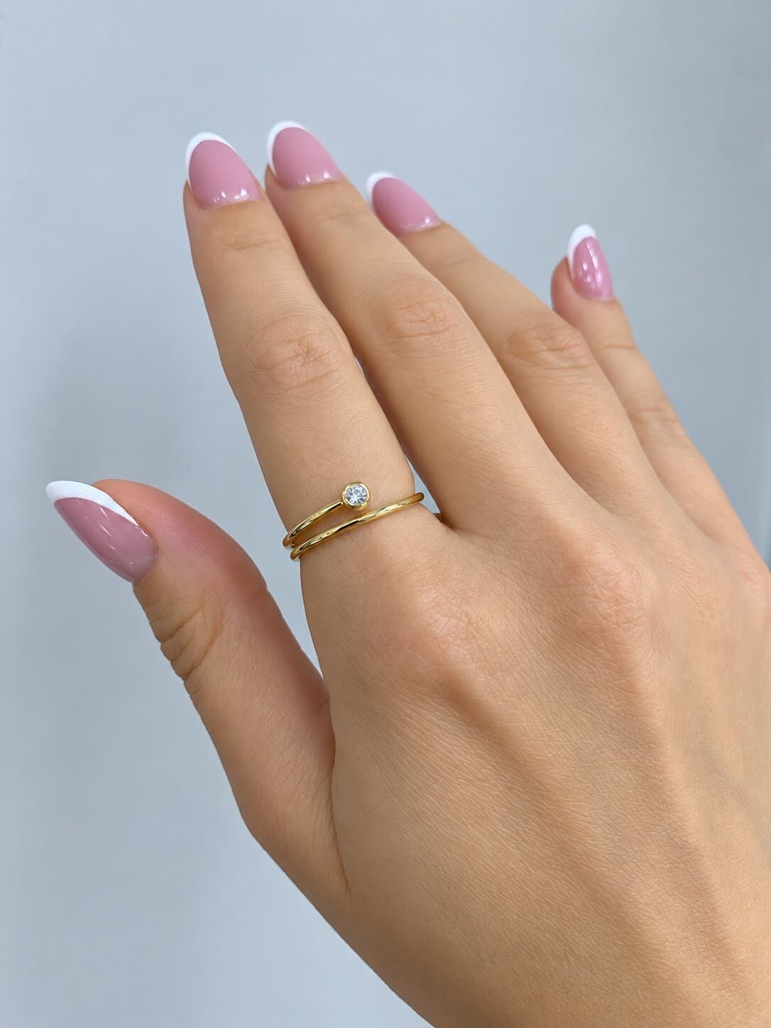 Taşlı Sarmal Yüzük - YZK0409