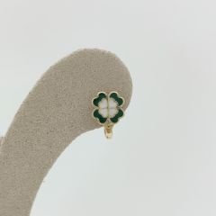 Yeşil Renkli Yonca Küpe – KP00767