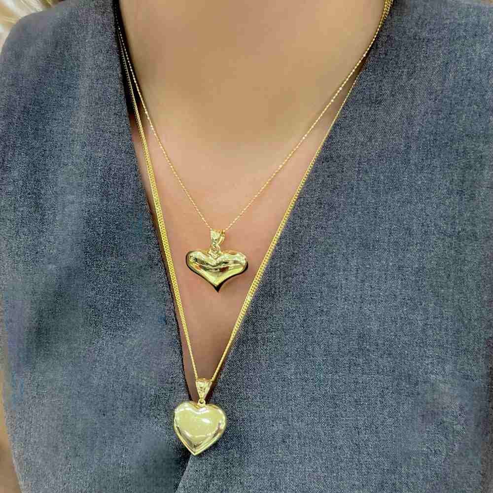 Üç Boyutlu Kalp Kolye Ucu – KLU0467