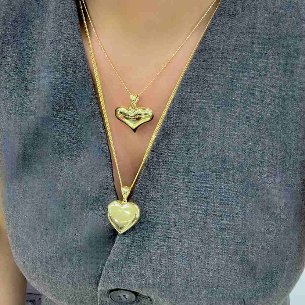 Üç Boyutlu Kalp Kolye Ucu – KLU0466
