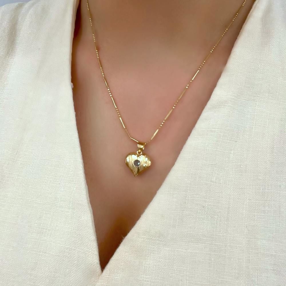 Üç Boyutlu Kalp Kolye Ucu – KLU0464