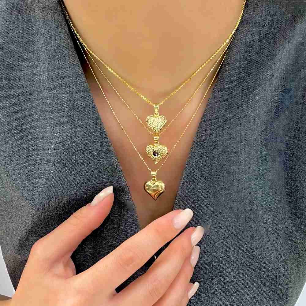 Üç Boyutlu Kalp Kolye Ucu – KLU0462