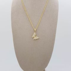 Taşlı Kelebek Kolye Ucu – KLU0457