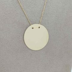 Madalyon Kolye Uçlu Zincir – KLY0903