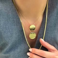 Madalyon Kolye Uçlu Zincir – KLY0903