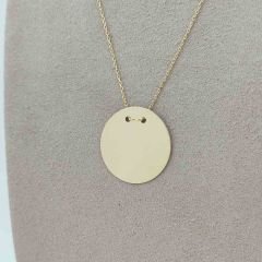 Madalyon Kolye Uçlu Zincir – KLY0905