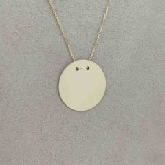 Madalyon Kolye Uçlu Zincir – KLY0905