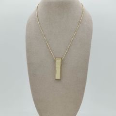 Külçe Altın Kolye Uçlu Zincir – KLY0901