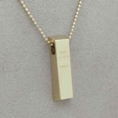 Külçe Altın Kolye Uçlu Zincir – KLY0901