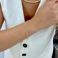 Doç Zincir Altın Bileklik – BLK0778