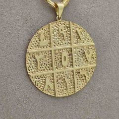 Tılsımlı Madalyon Kolye Ucu Büyük Boy– KLU0491