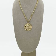 Tılsımlı Madalyon Kolye Ucu Orta Boy – KLU0492