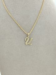 U Harf Kolye Ucu – KLU0312